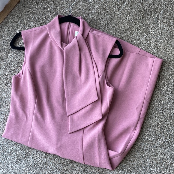 Harper Rose Tie Neck Sheath Dress Sz 8 - Picture 6 of 6